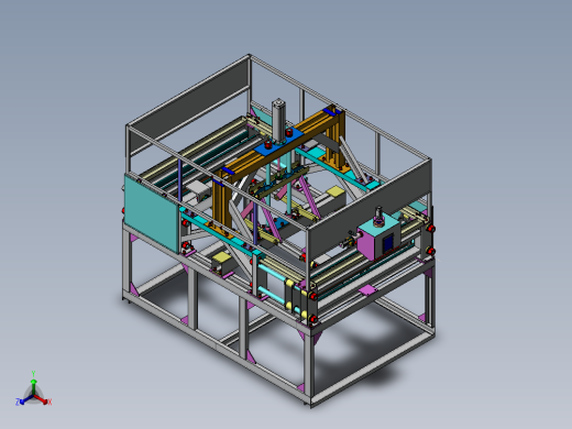 5573发泡成型机结构3D图纸 Solidworks设计正等轴测缩略图