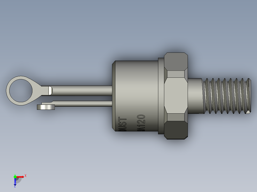 TO-48 _ TO-208AA闸流晶体管俯视图