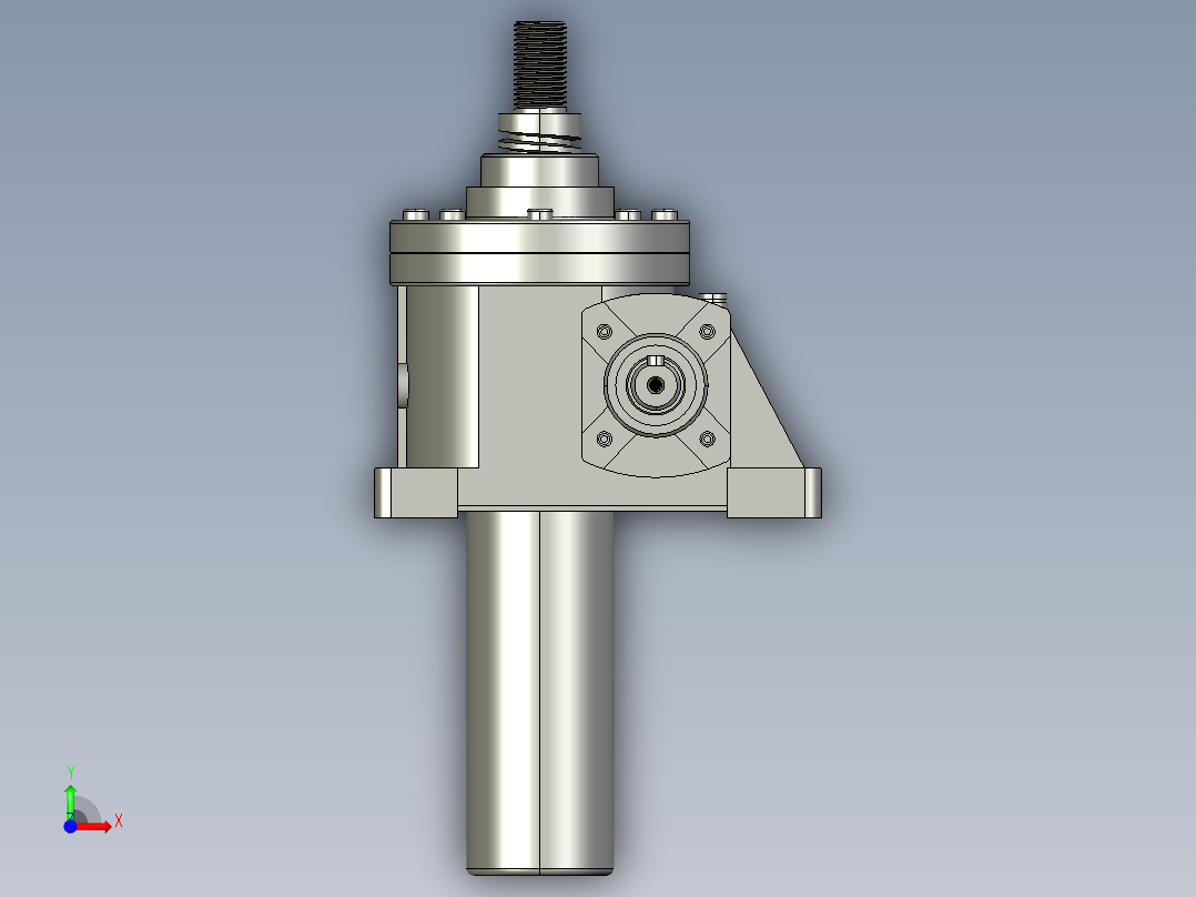 WSH蜗轮蜗杆升降机_WSH_2T_A_S_AR_P前视图