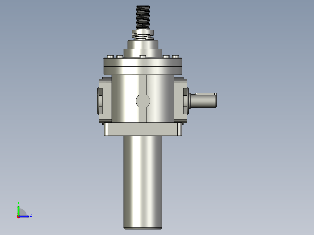 WSH蜗轮蜗杆升降机_WSH_2T_A_S_AR_P左视图