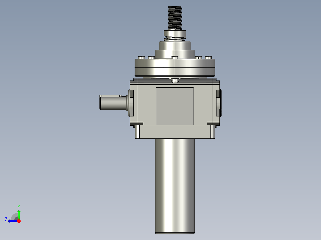 WSH蜗轮蜗杆升降机_WSH_2T_A_S_AR_P右视图