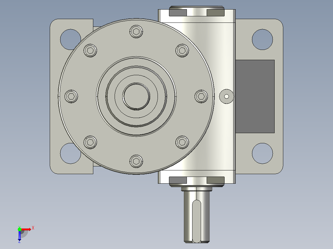 WSH蜗轮蜗杆升降机_WSH_2T_A_S_AR_P俯视图