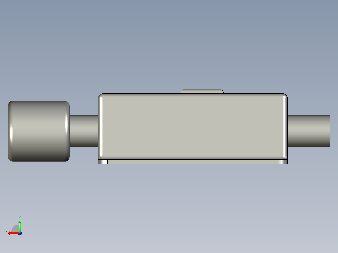 插销-铭毕锁业-黑色手柄后视图