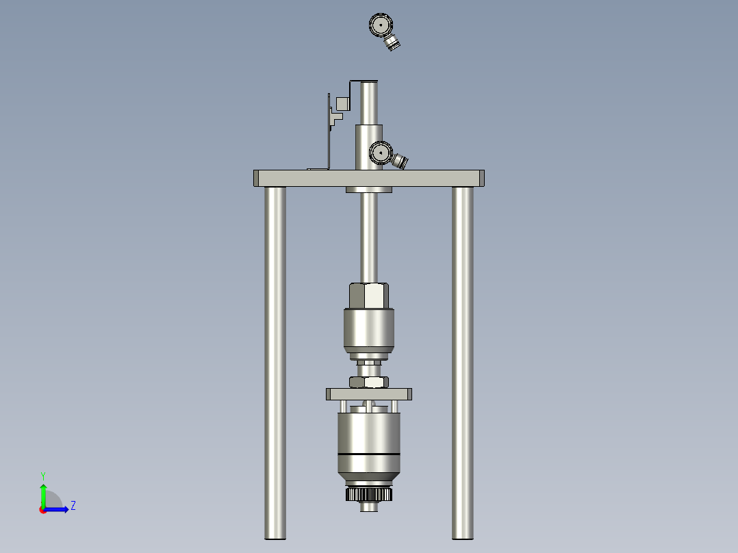 XMJ10101-03A压料架总成左视图