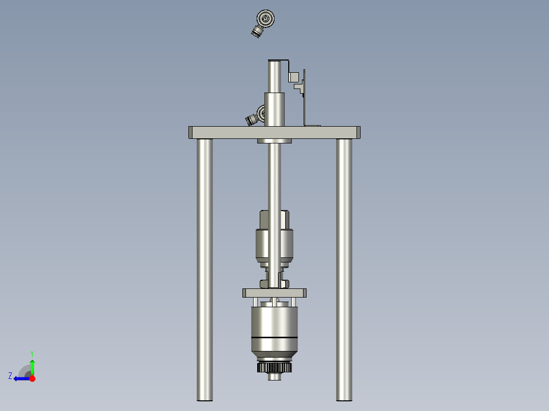 XMJ10101-03A压料架总成右视图