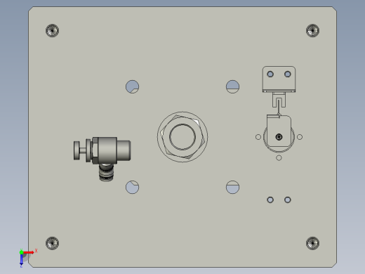 XMJ10101-03A压料架总成俯视缩略图