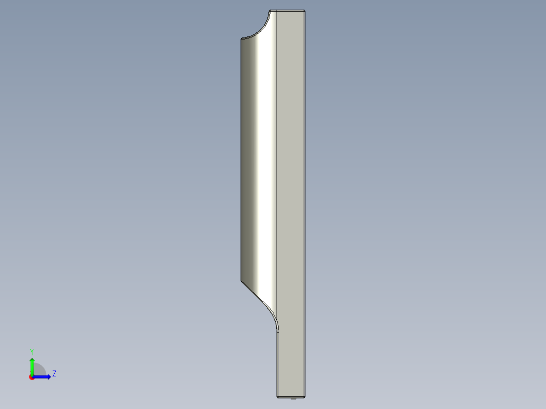 15寸触摸屏电脑显示器左视图
