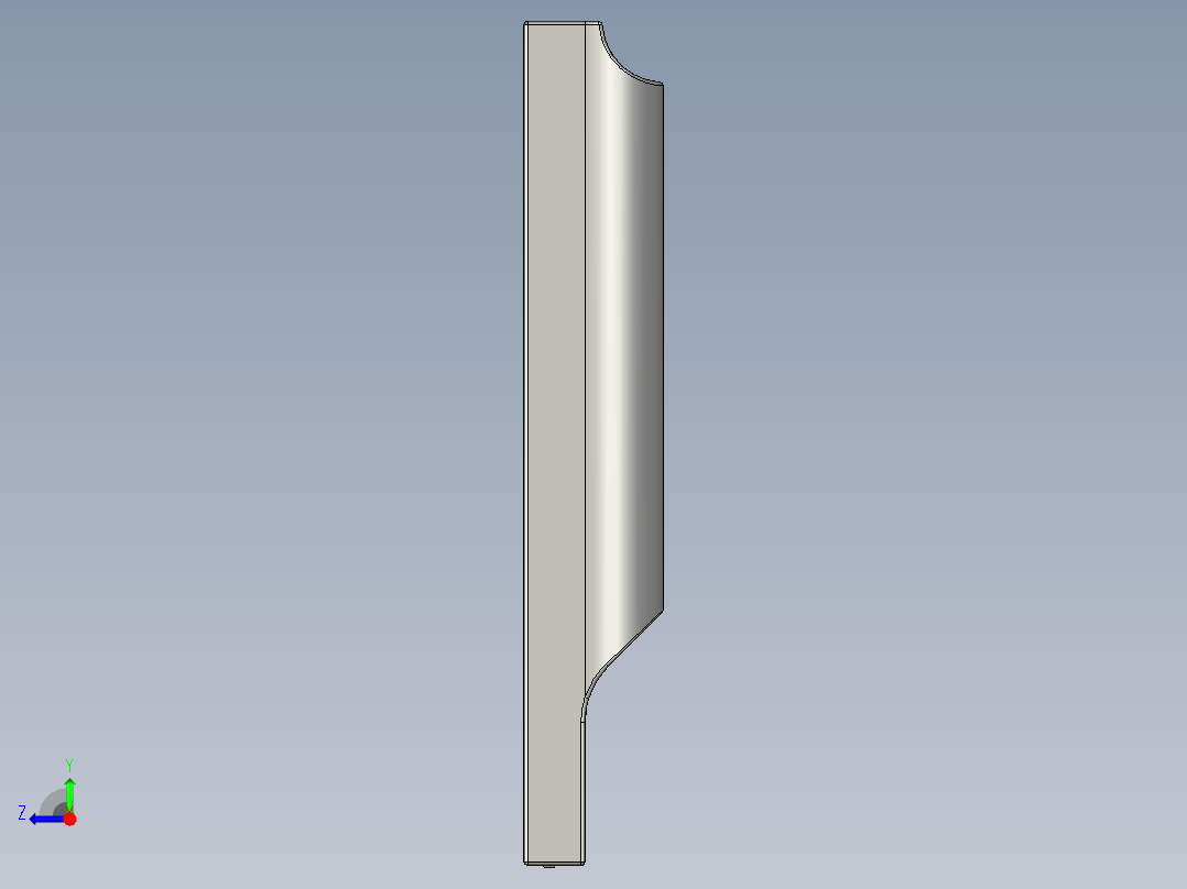 15寸触摸屏电脑显示器右视图