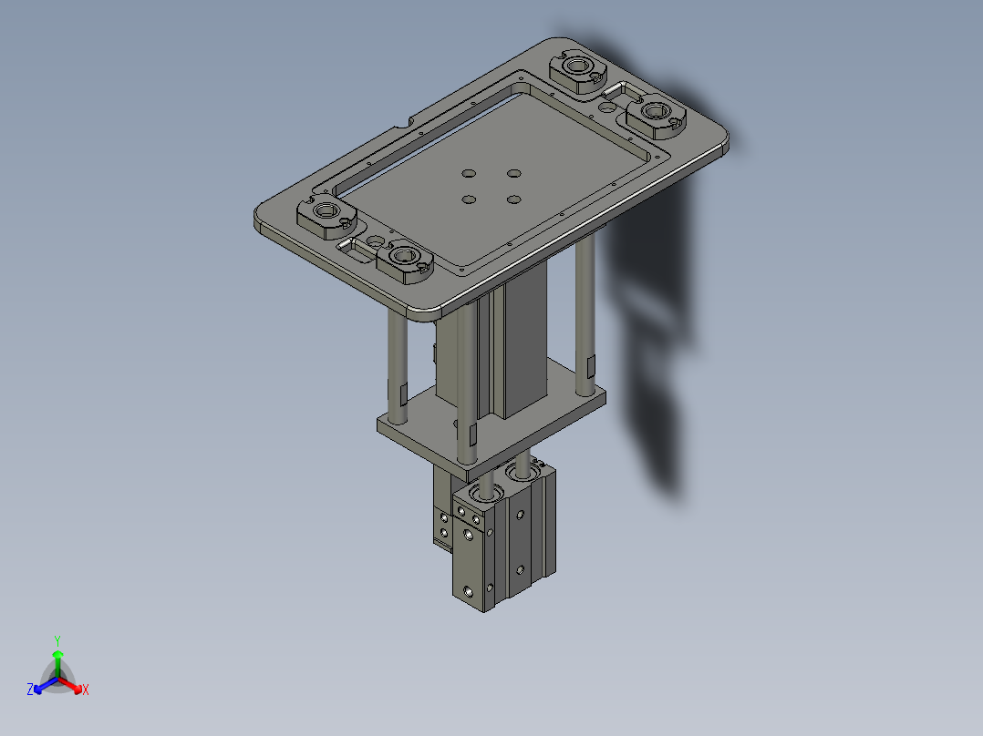 贴胶BAND旋转模组主视图