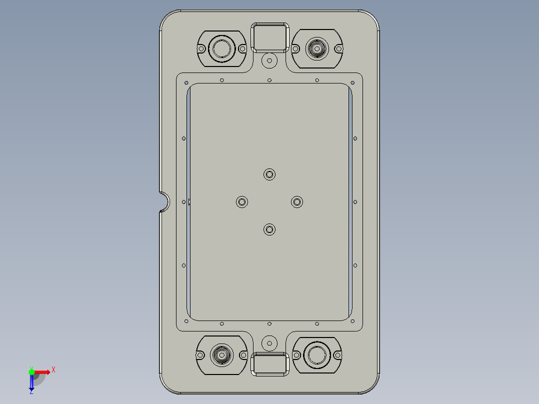贴胶BAND旋转模组俯视图