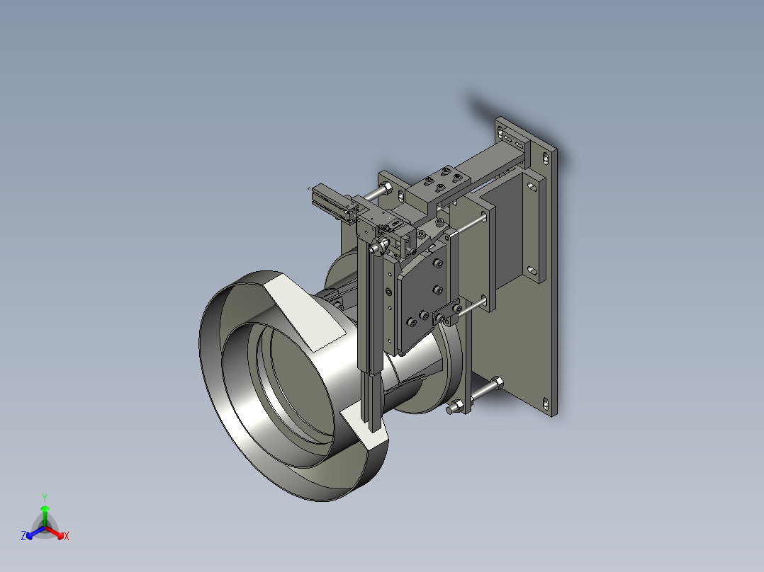三角件振动盘示意图主视图