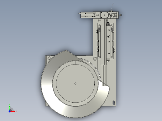 三角件振动盘示意图前视缩略图