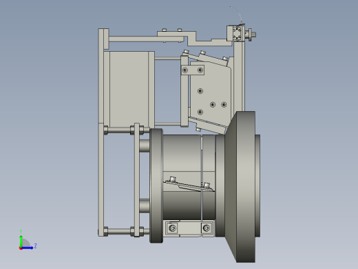 三角件振动盘示意图左视缩略图