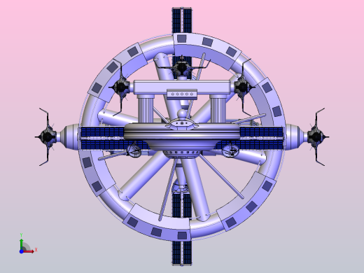 “旅行者德尔塔7号”空间站前视缩略图