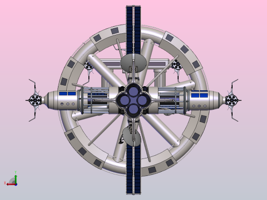 “旅行者德尔塔7号”空间站后视缩略图