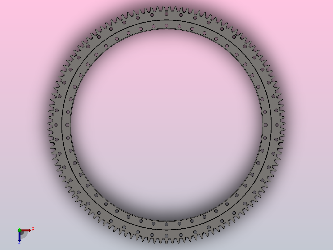 外齿式四点接触球轴承_012.60.2000俯视图