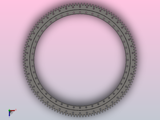 外齿式四点接触球轴承_012.60.2000俯视缩略图