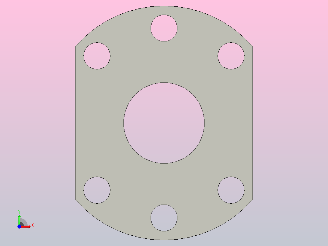 SFU2005丝杆螺母前视图