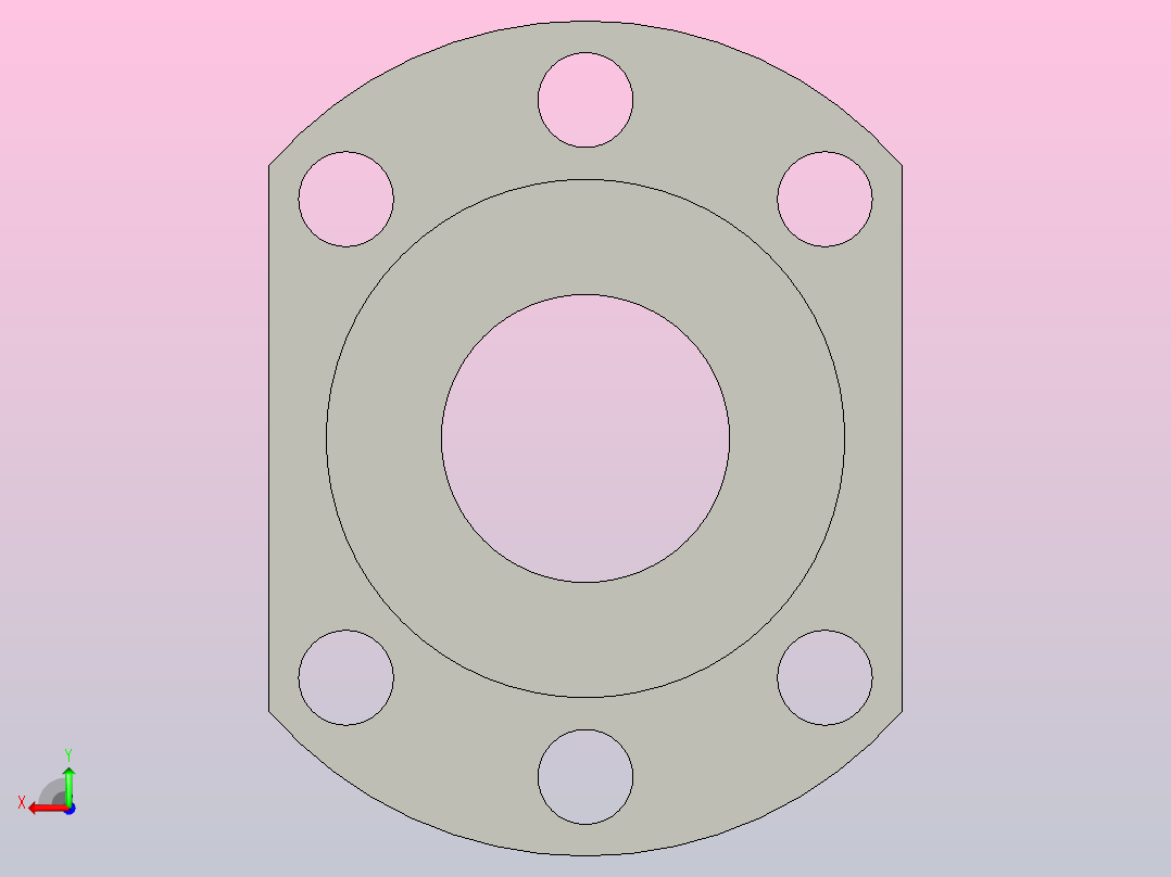 SFU2005丝杆螺母后视图