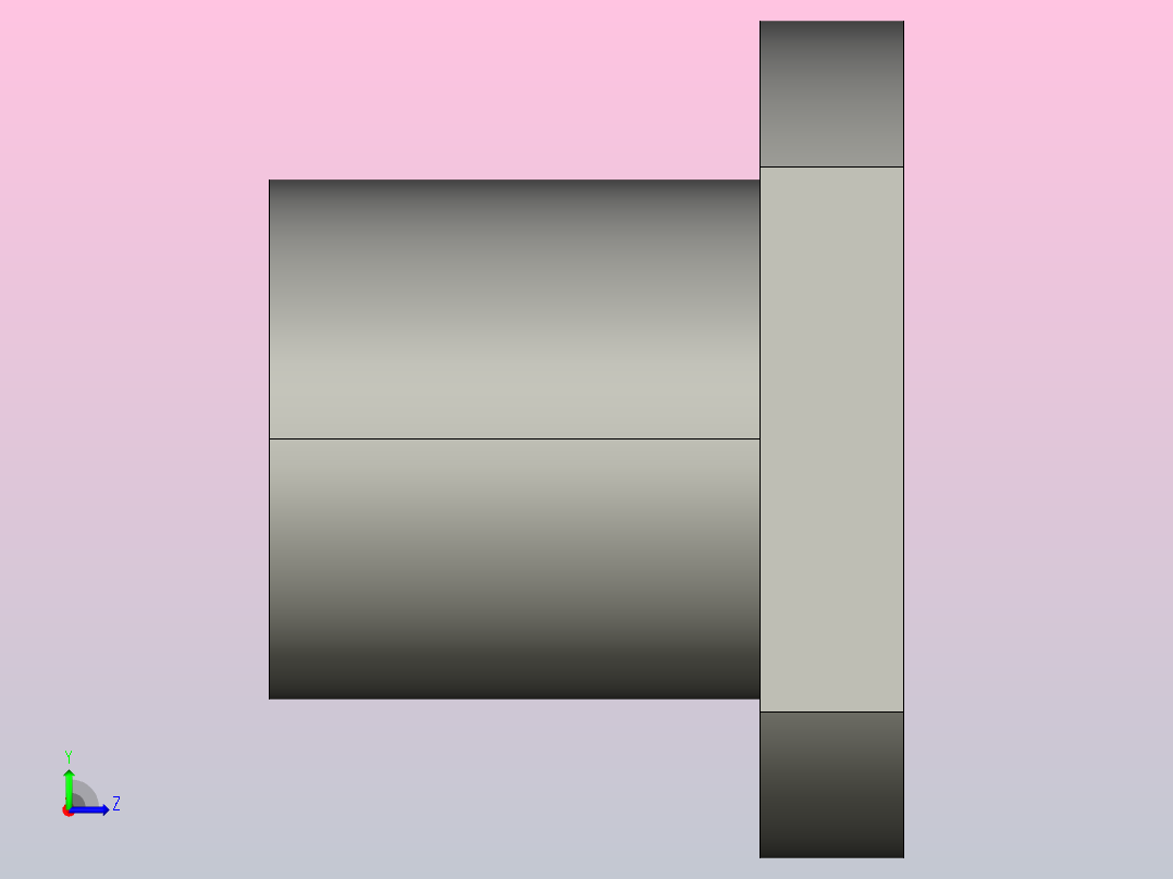 SFU2005丝杆螺母左视图