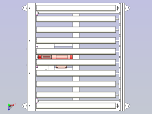 滚筒输送线3D俯视缩略图