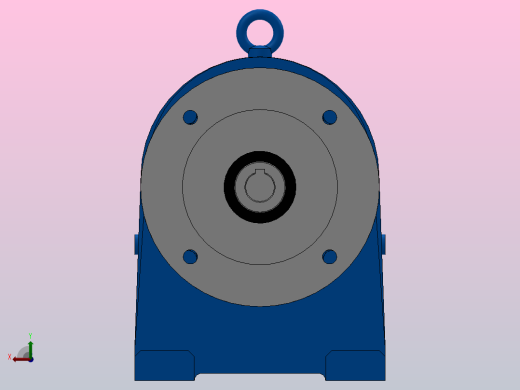 RX77ZP斜齿轮减速机RX77-1.42-M1-P90后视缩略图