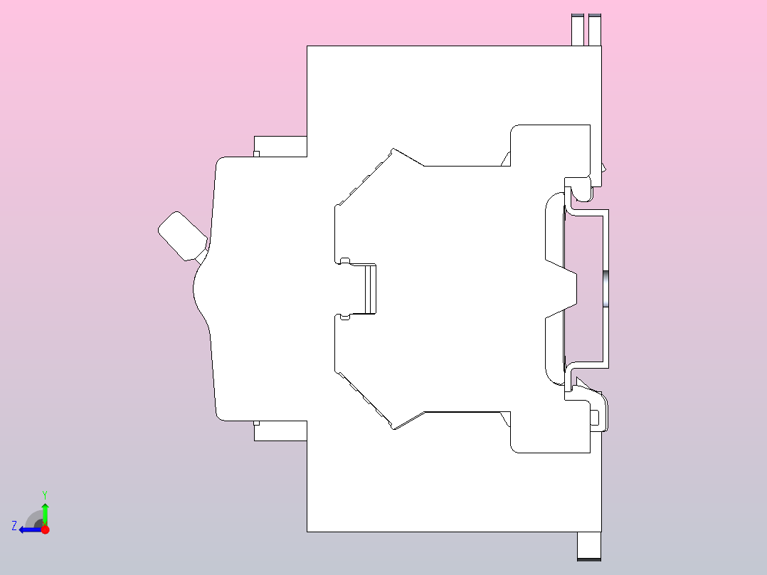 电气轨道右视图