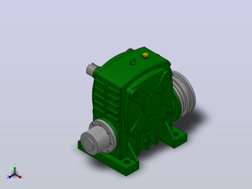 WPAC电磁式离合器、刹车器[WPAC-70-30A-08084A1]正等轴测缩略图