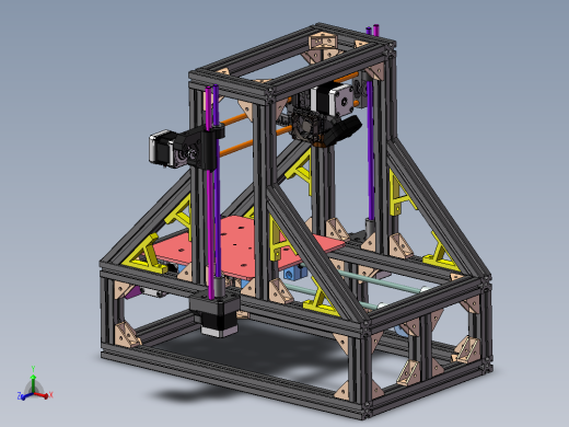 小型3D打印机模型