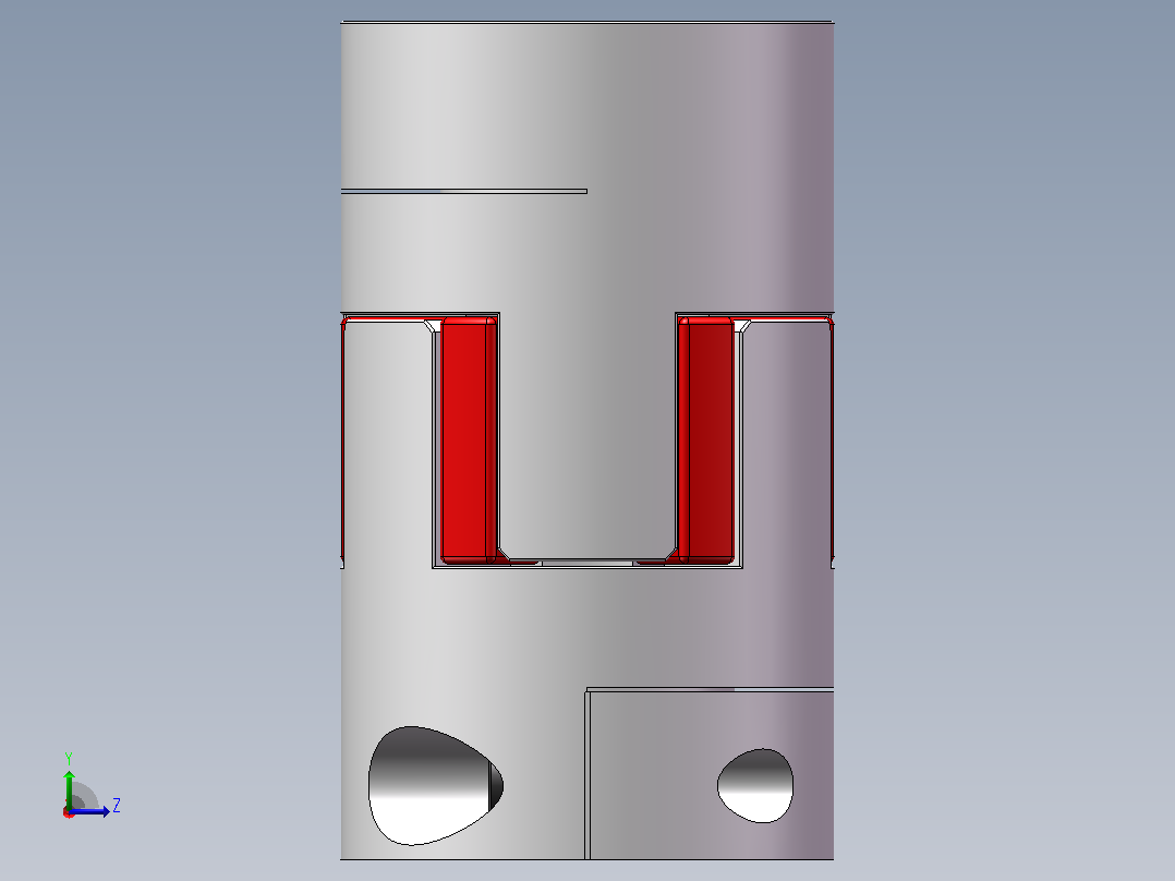 HLX系列[HLX-5X5-20X34]联轴器左视图