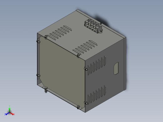 JMB-1500～2000照明变压器三维模型 202012正等轴测缩略图