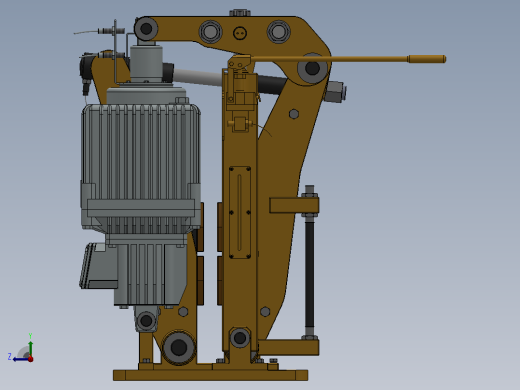 YP31系列电力液压盘式制动器YP31-1250-710×30-ⅠA-CL.RL.WL.HL右视缩略图