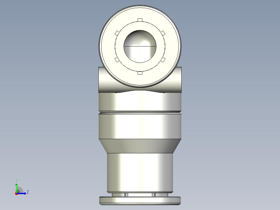 快插接头CRQSL-12左视图