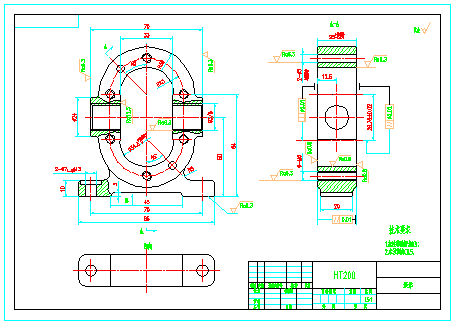 齿轮油泵泵体工艺及2-φ7孔加工夹具设三维sw+CAD+说明书