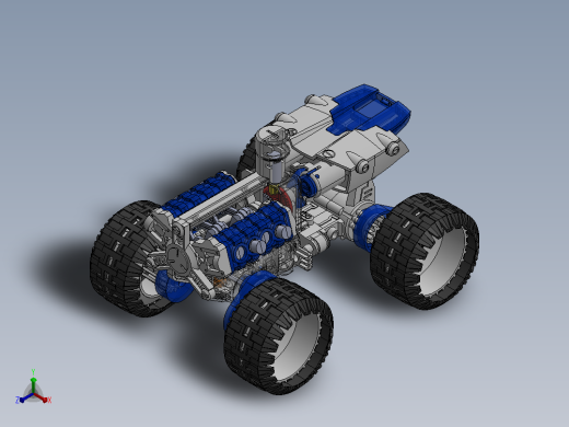 A3002669-盐水驱动玩具车正等轴测缩略图