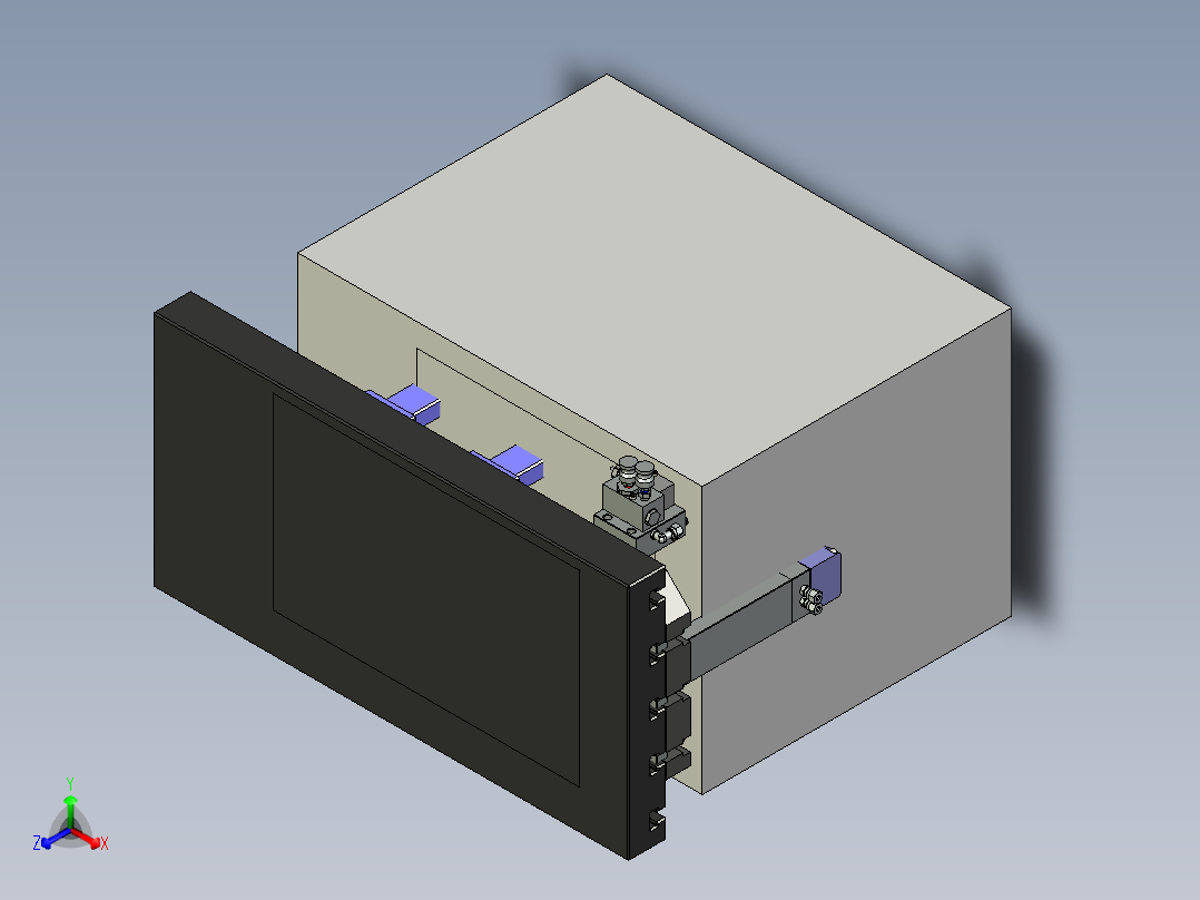 一种后减壳夹具（第一序）_step正等轴测图