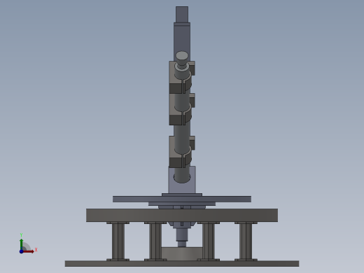 旋架式加速度过载模拟实验台结构设计与分析(sw+说明书+cad)前视缩略图