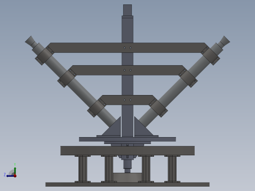旋架式加速度过载模拟实验台结构设计与分析(sw+说明书+cad)右视缩略图