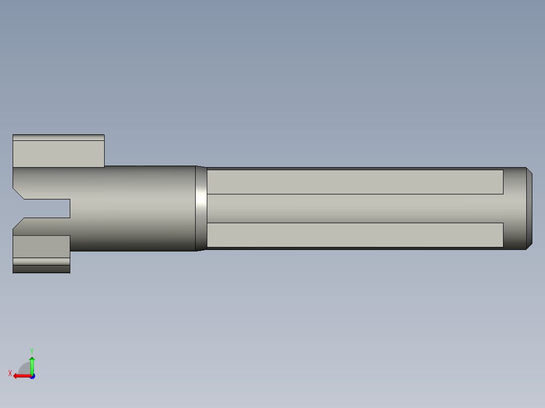 电器旋钮CAD注射模设计（有cad图+proe图）后视图