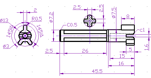 电器旋钮CAD注射模设计（有cad图+proe图）
