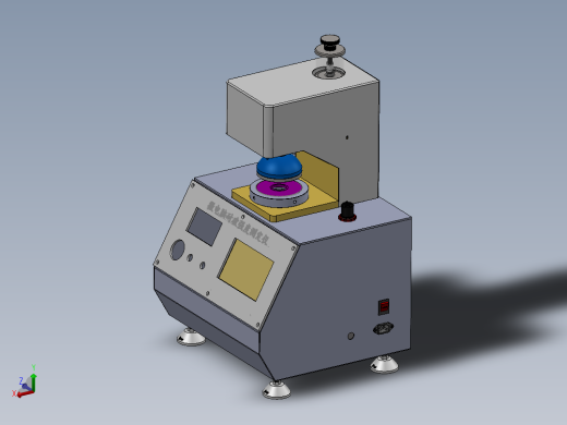 全自动纸箱纸板耐破测试仪（sw2020+工程图）