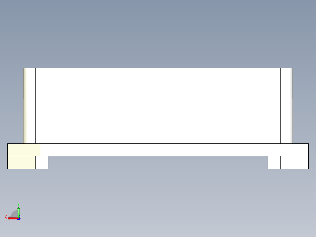 多功能计算器3D模型后视图