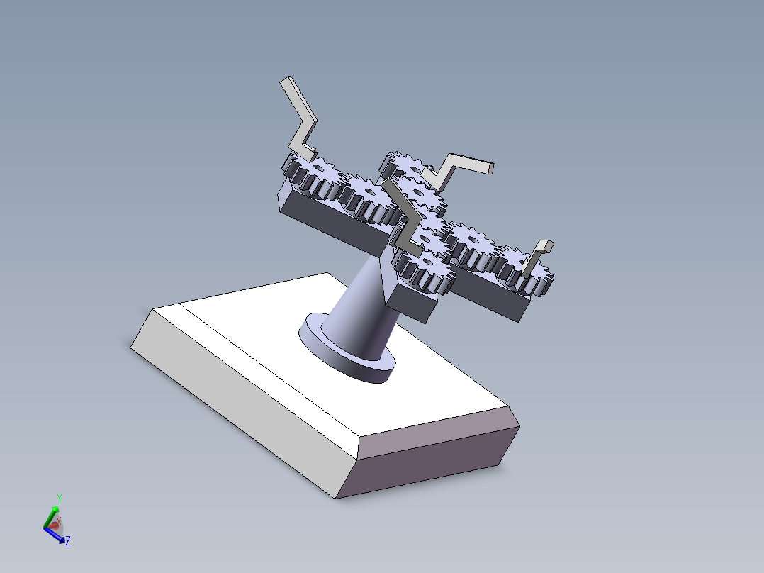齿轮结构教学演示模型