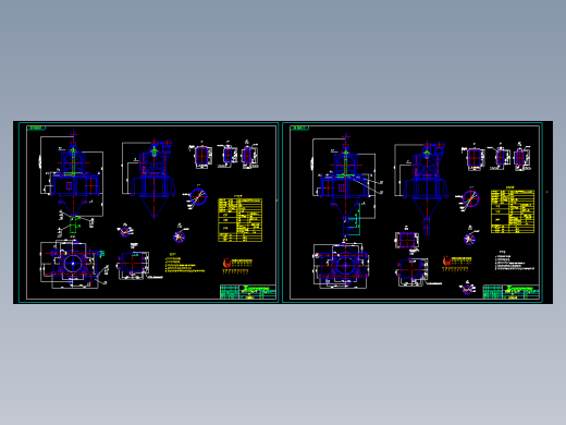 Oseap选粉机N3000总图(两张)