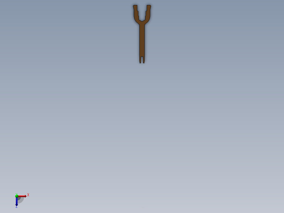 多功能扳手俯视图