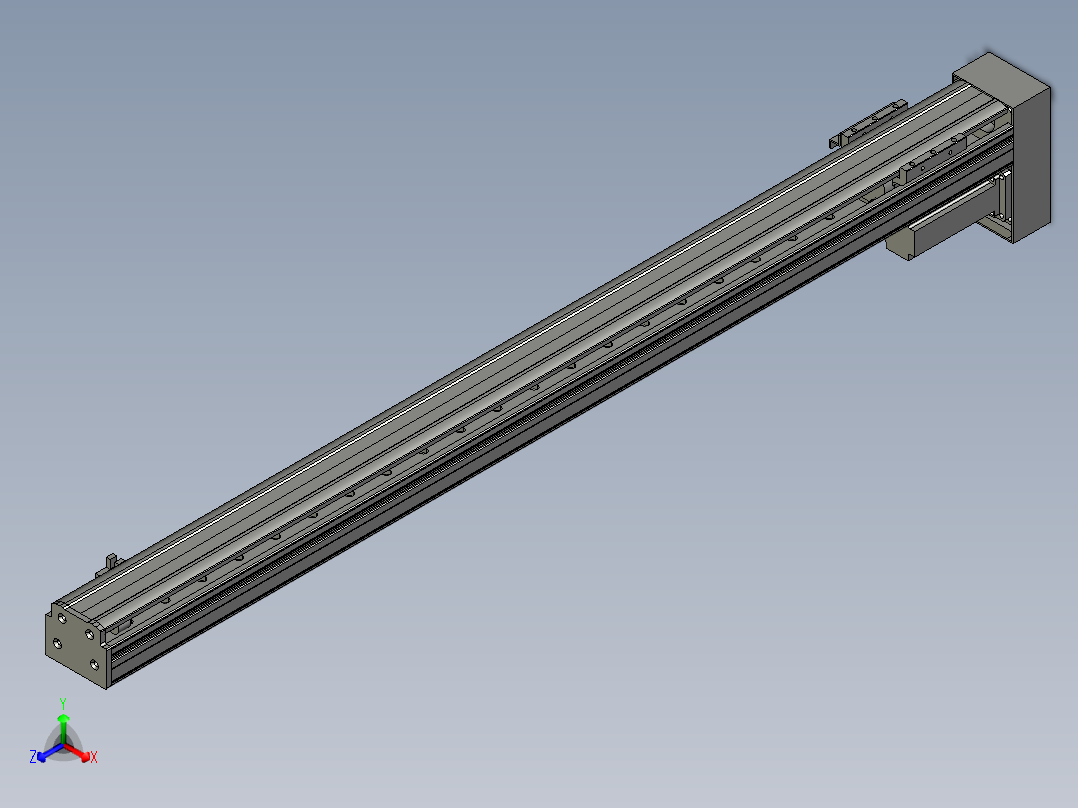 CCTL模组螺杆系列-TL60-BM正等轴测图