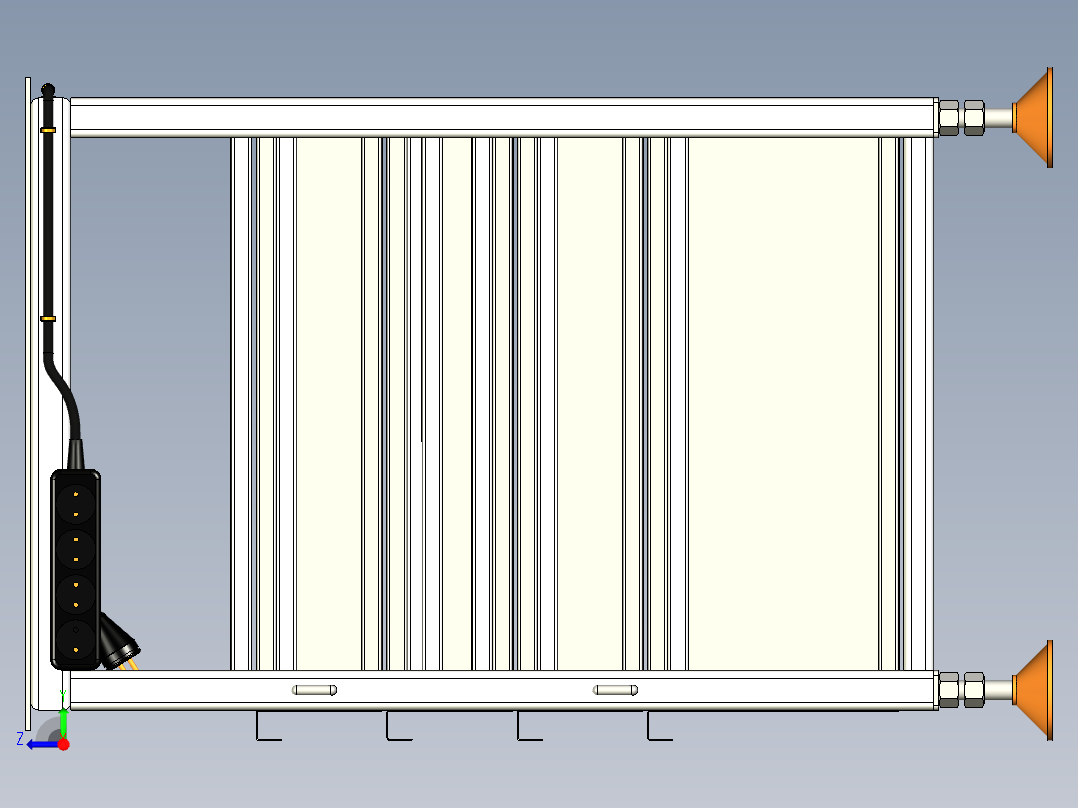 焊接台1300 650mm右视图