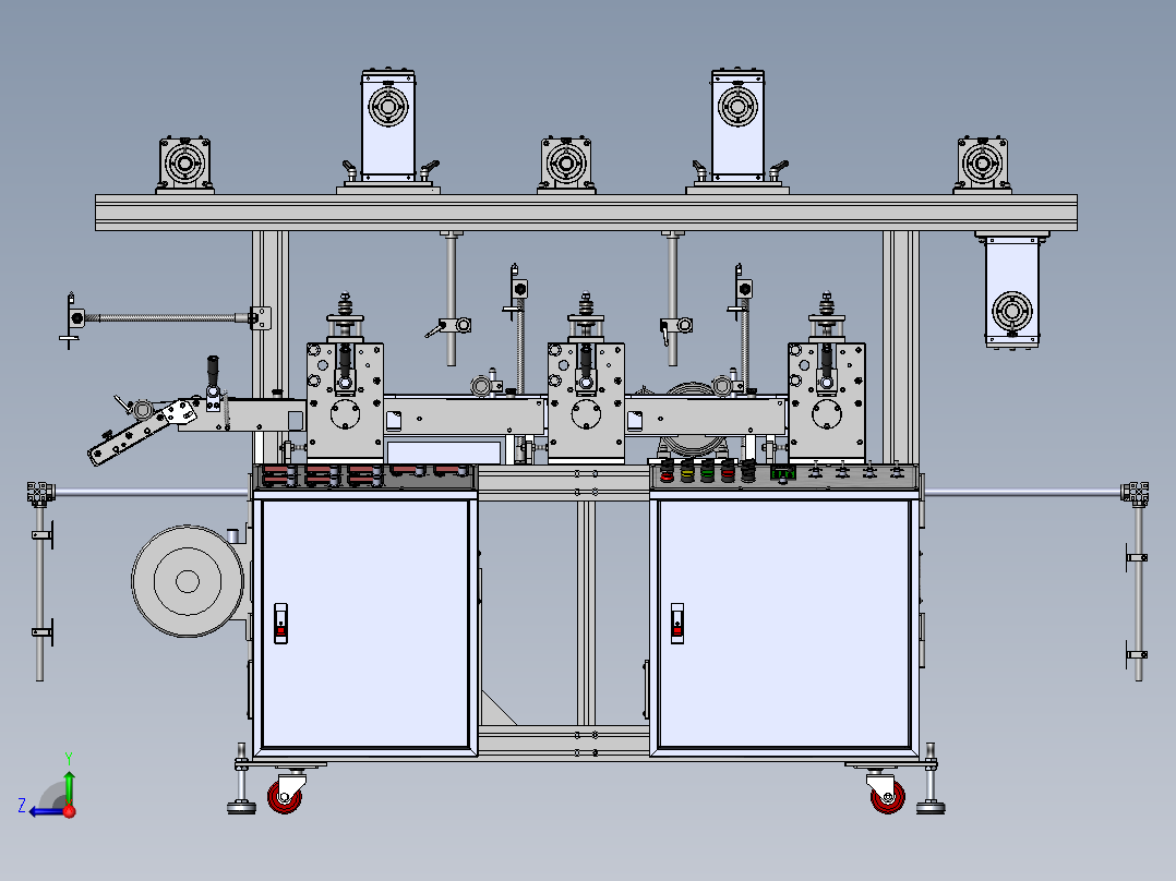 THJ300B.3三座贴合机前视图