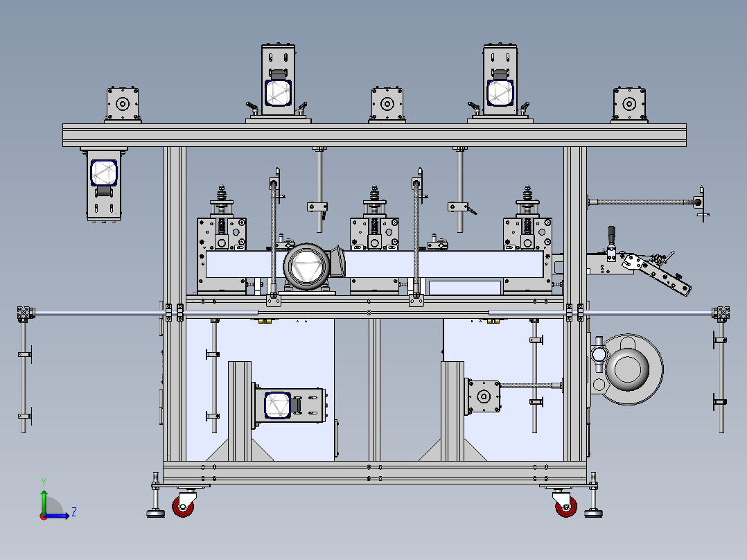 THJ300B.3三座贴合机后视图
