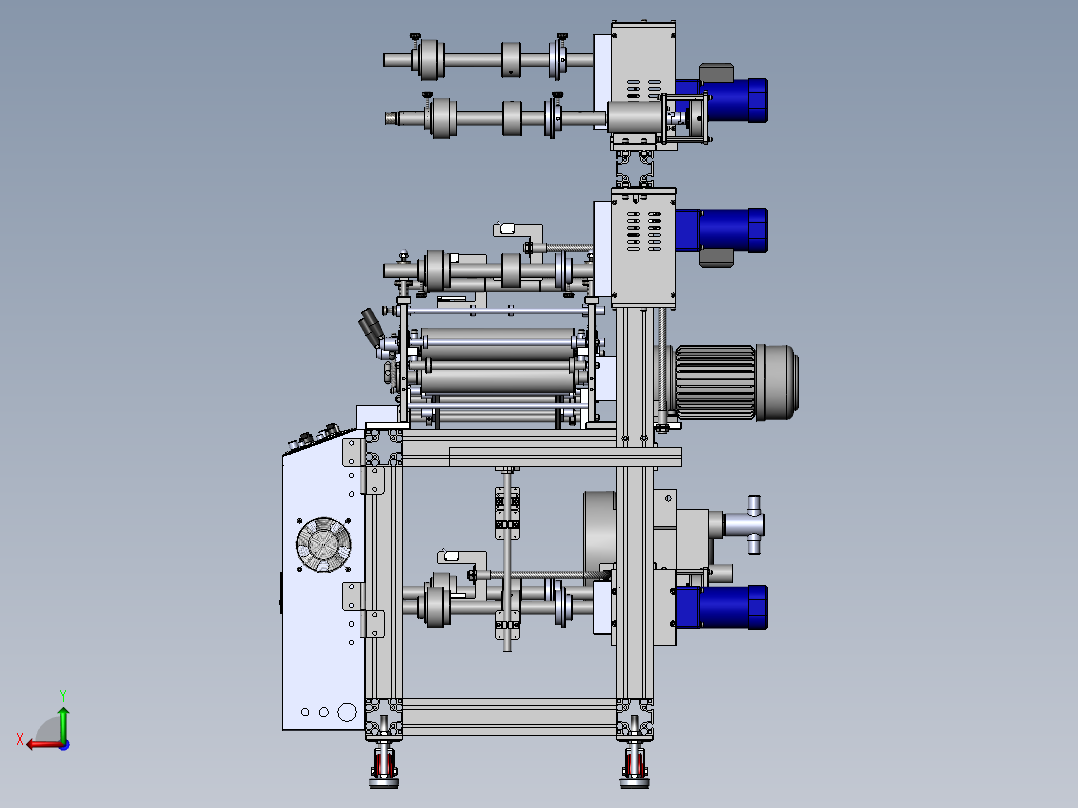 THJ300B.3三座贴合机右视图